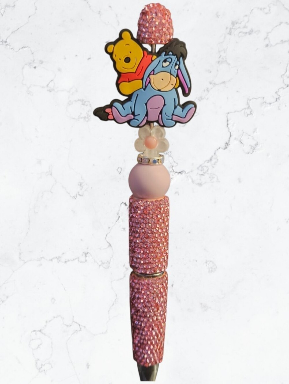 Winnie the Pooh & Eeyore Pink Rhinestone Kids Toy Pen